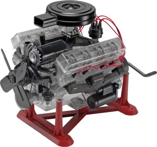 Visible V-8 Engine. 1