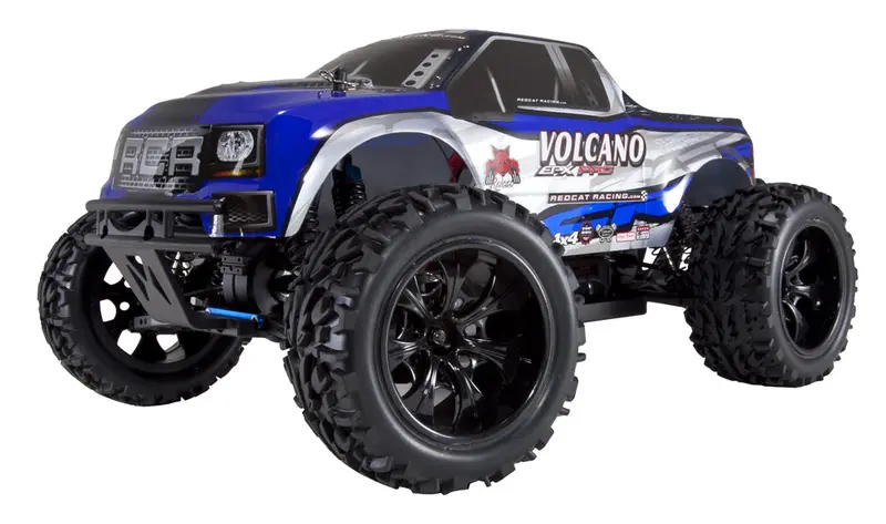 Volcano Epx Pro Monster Truck Brushless 4X4 Silver Blue 1