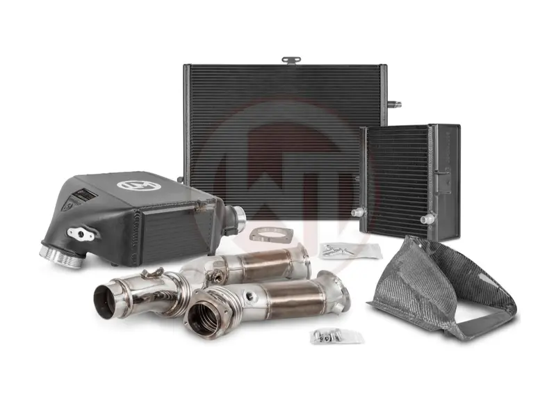 Wagner Tuning Comp. Paket Passend Für Bmw M3-M4 S55 Ladeluftkühler / Wasserkühler / Downpipe 1