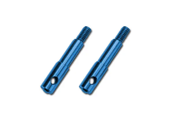 Wheel Spindles Front Blue 1