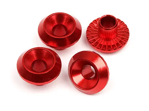 Wheel Washer, Red, (4Pcs), Cup Racer 1