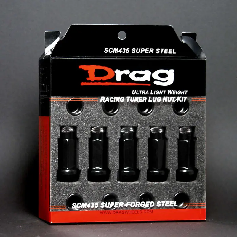 Wheels 12X1.25 Black Open End Forged Steel Extended Lug Nuts 1