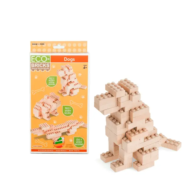 Wood Bricks 3 In 1 Builds - Dogs 1