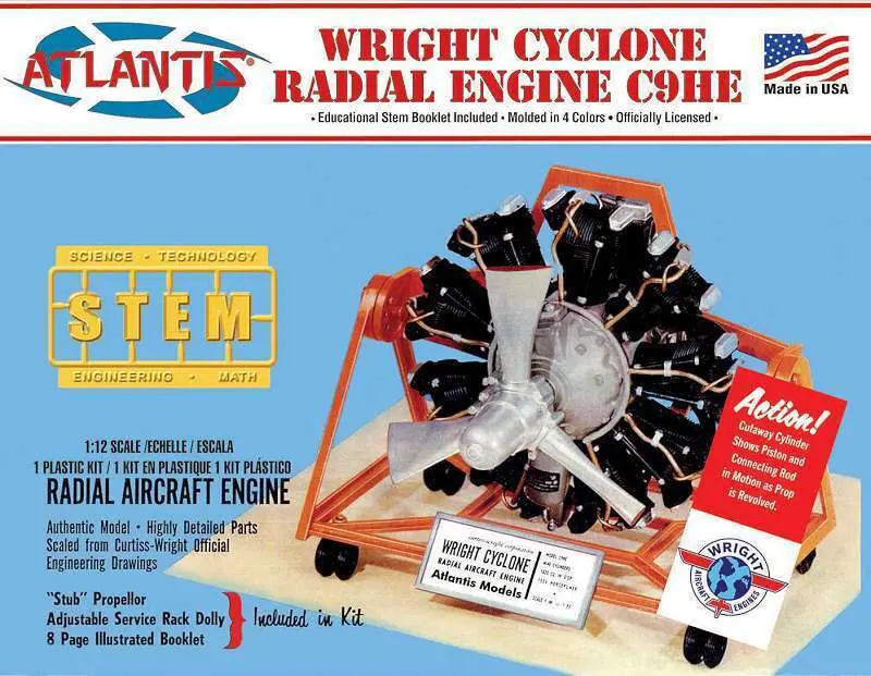 Wright Cyclone 9 Radial Engine Stem 1