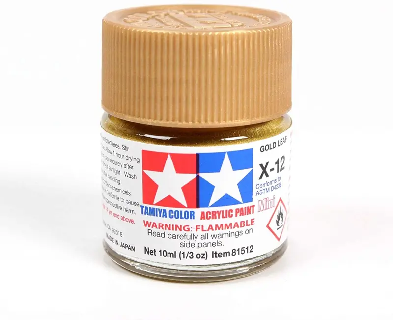X-12 Gold Leaf Acrylic Paint (23Ml) 1