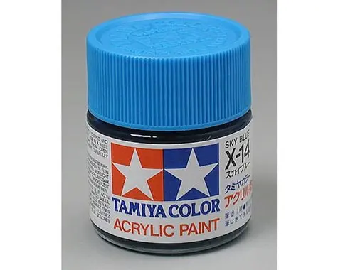 X-14 Sky Blue Gloss Finish Acrylic Paint 1