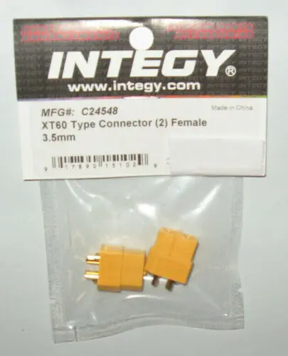 Xt60 Type Conn. (2) Female 3.5Mm 1