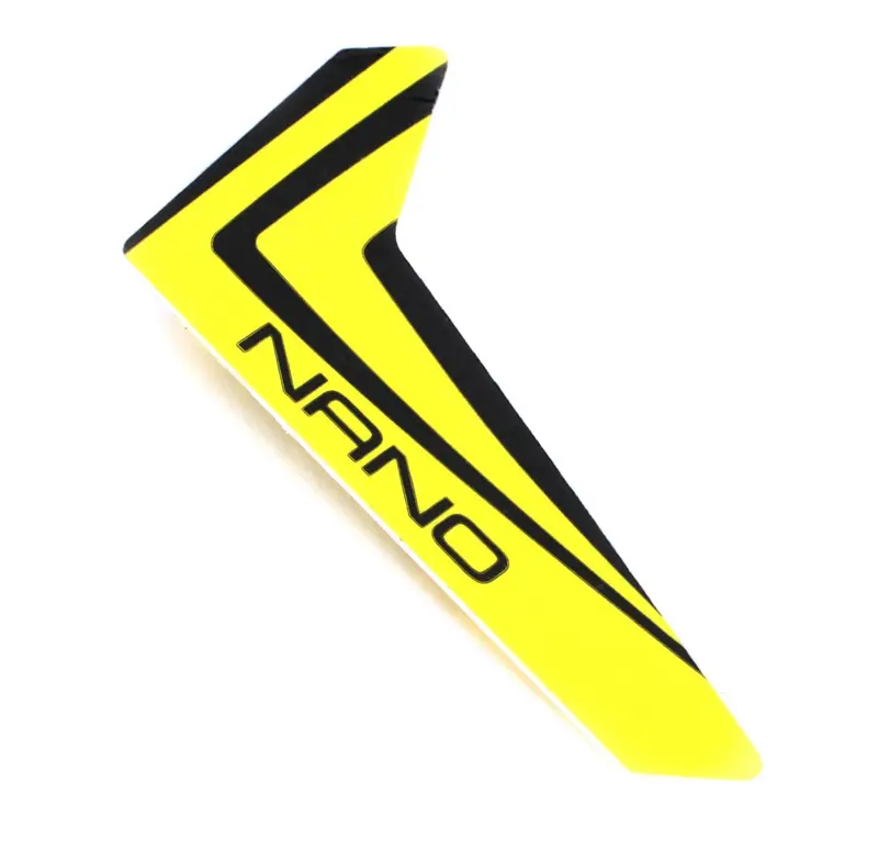 Yellow Vertical Fin With Decal: Nano Cp X 1