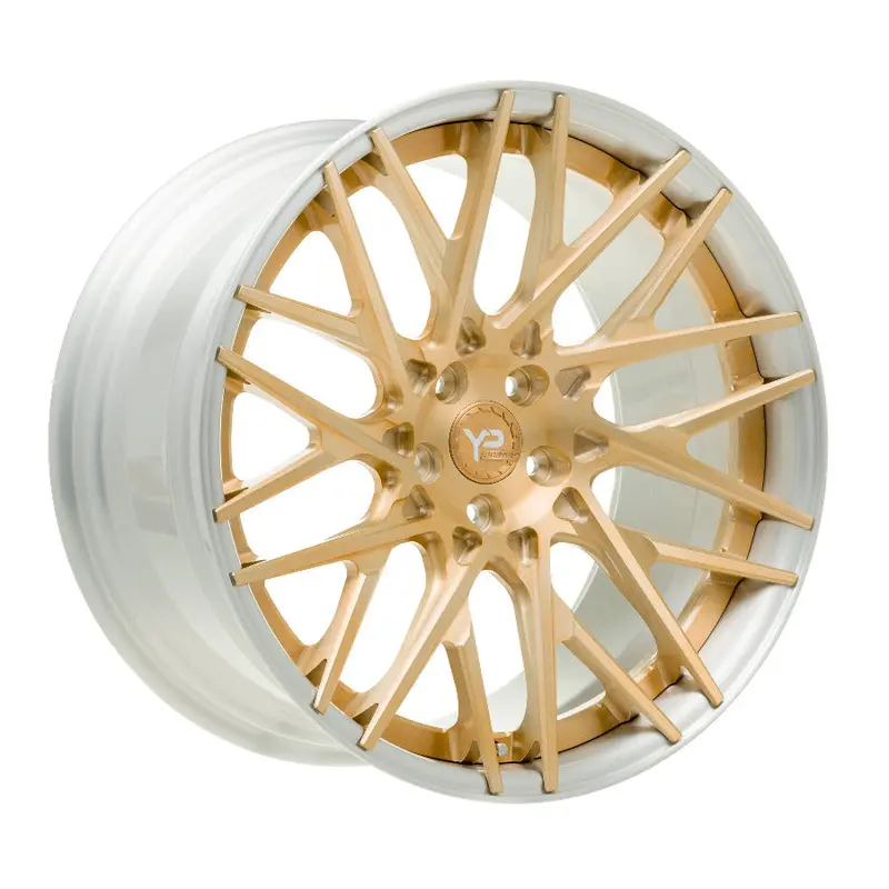 Yido Performance Wheels | Yp 11.2 Forged | Brushed Gold|Brushed Lip 1