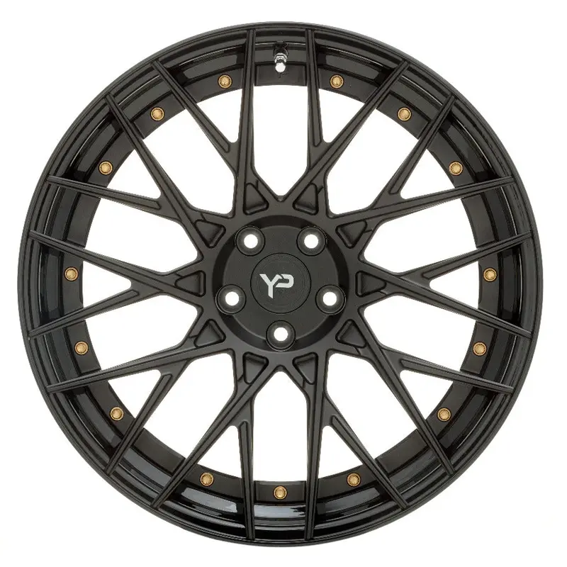 Yido Performance Wheels | Yp 11.2 Forged | Matte Black/Gloss Black Lip 2