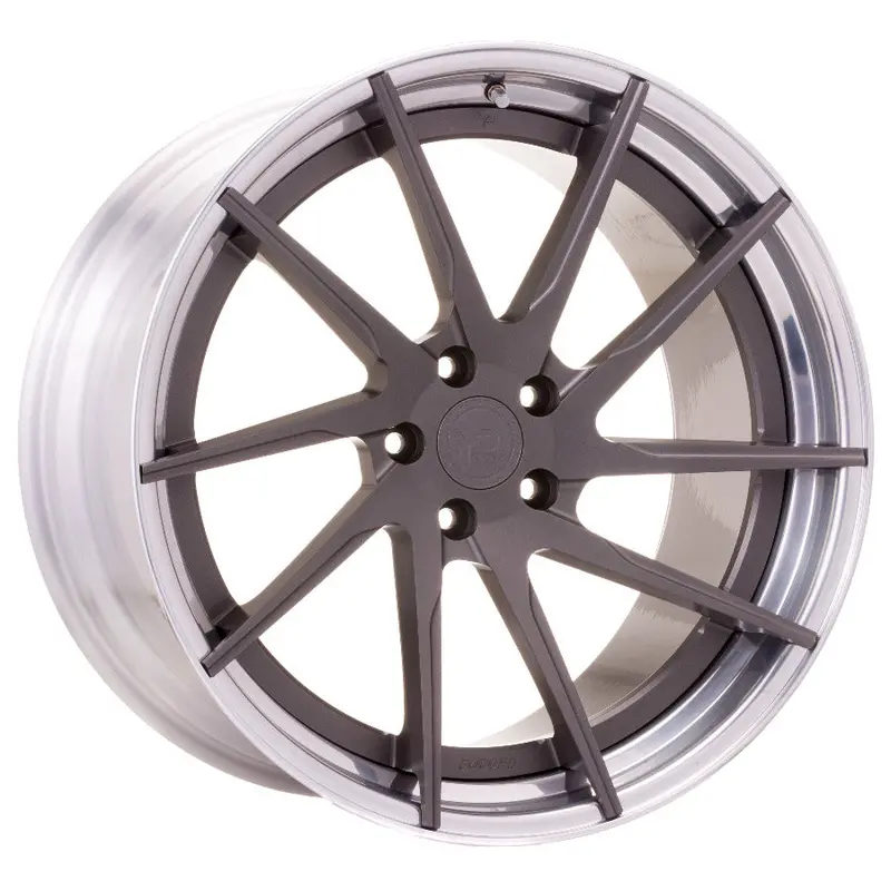 Yido Performance Wheels | Yp 3.2 Forged | Matt Grau/Polished Lip 1
