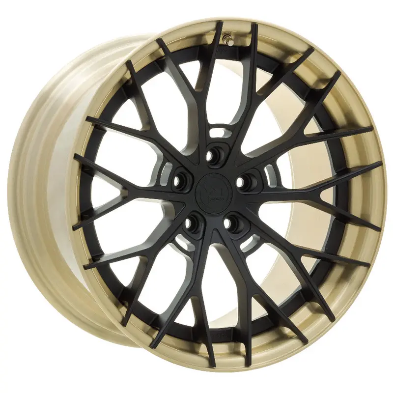Yido Performance Wheels | Yp 8.2 Forged | Matte Black/Brushed Gold 1