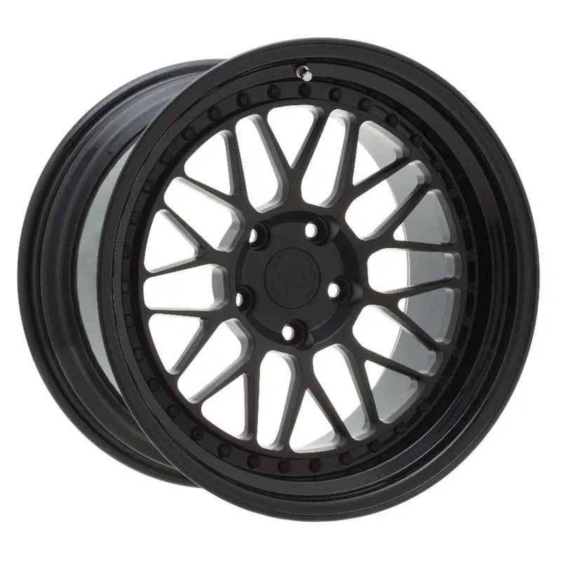 Yido Performance Wheels | Yp Cs2.2 Forged | Matte Black/Gloss Black Lip 1
