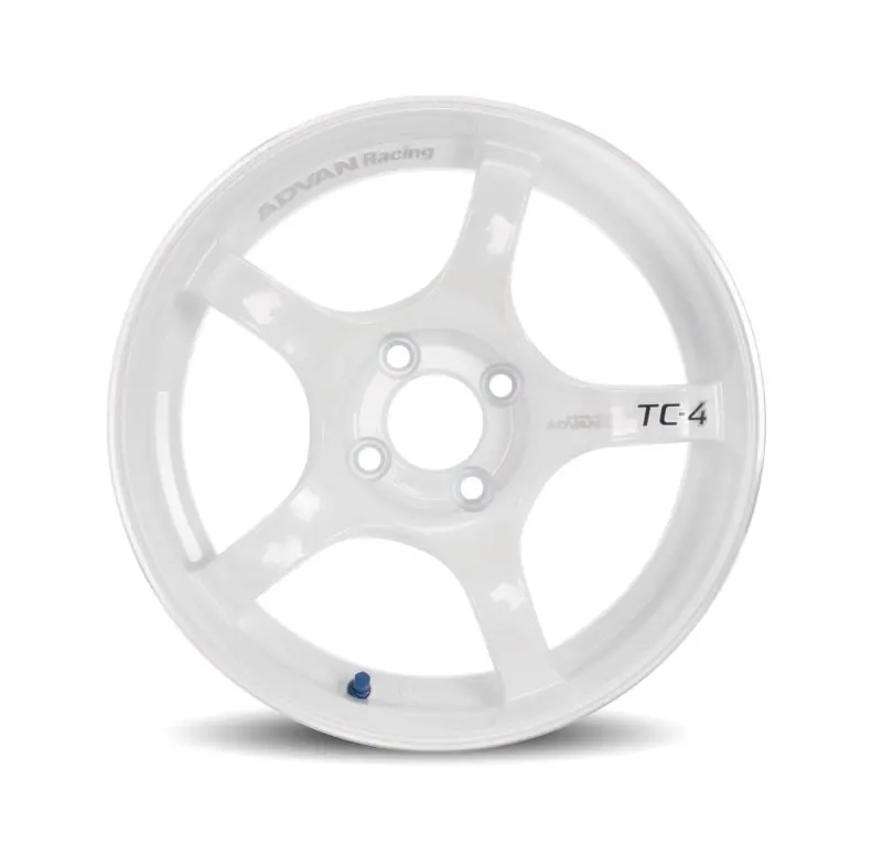 Advan Tc4 Forged Racing Wheel – 18×8", +45Mm Offset, 5×114.3Mm, Gloss White Finish 1