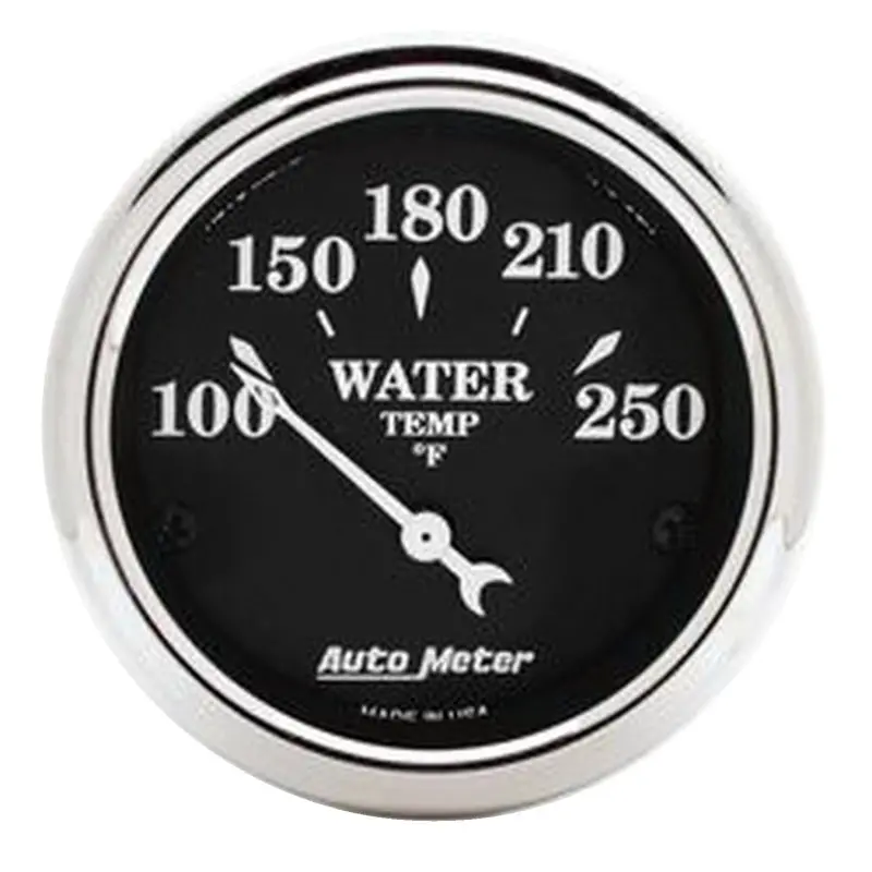 Autometer 2 1/16In 250 Degree F Old Tyme Electric Water Temp Gauge 1
