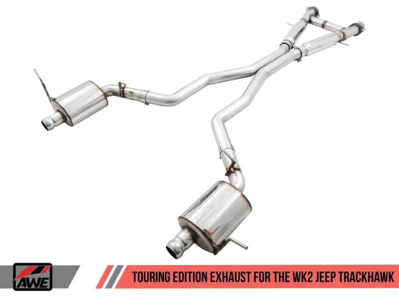 Awe Tuning 2020 Jeep Grand Cherokee Srt/Trackhawk Touring Edition Exhaust - Use W/Stock Tips 1