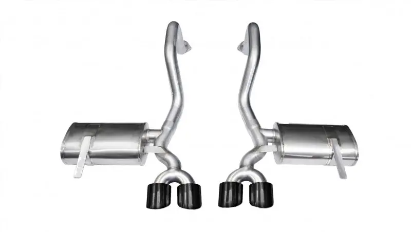 Black Xtreme Axle-Back Exhaust System For 1997–2004 Chevrolet Corvette C5 Z06 (5.7L V8) 1