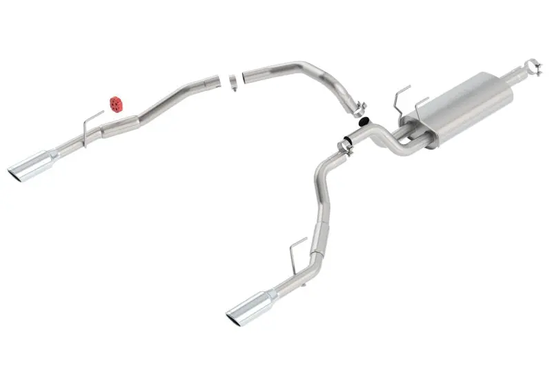 Borla Single-Exit Cat-Back Exhaust System For 2009–2013 Dodge Ram 1500 5.7L Crew Cab/Short Bed With Factory Single Exhaust 1