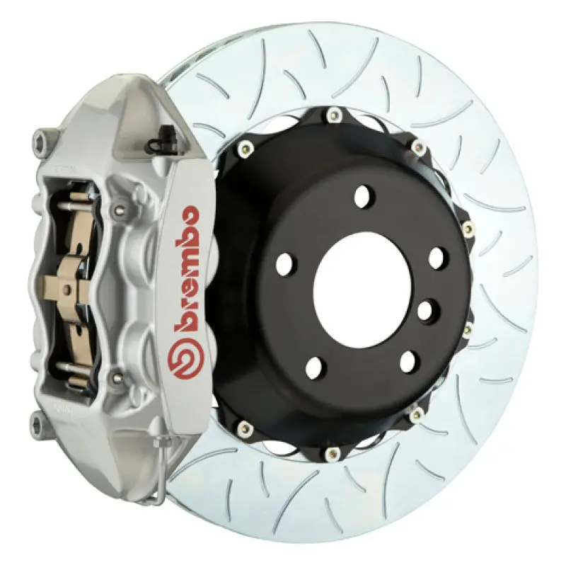 Brembo 18+ Wrangler 2-Door/4-Door Rear Gt Bbk 4 Piston Cast 380X28 2Pc Rotor Slotted Type3-Silver 1