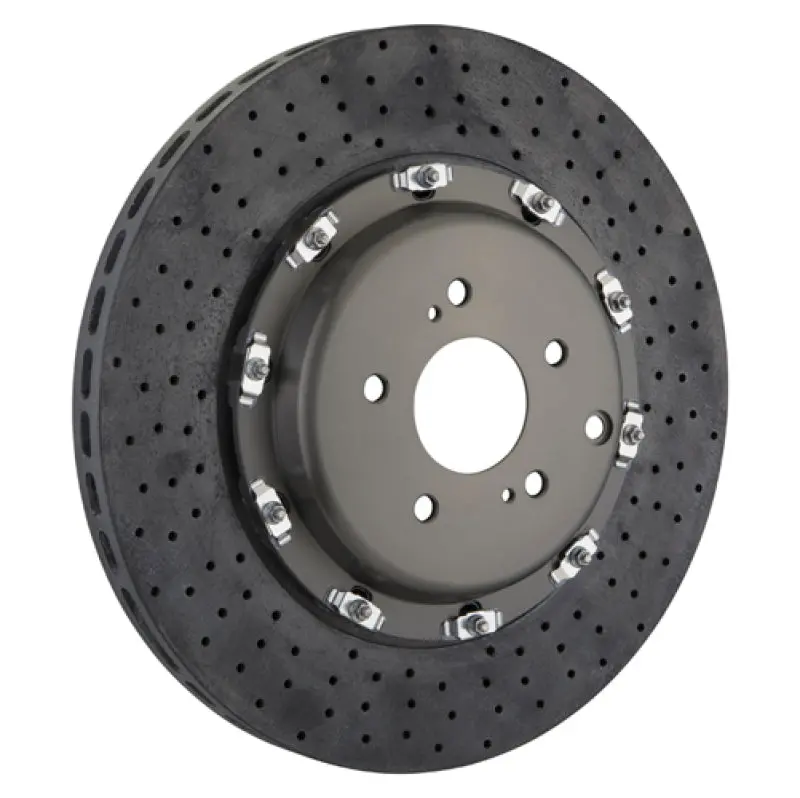 Brembo Ccm-R Two-Piece Front Brake Discs – 380X34Mm, Drilled, For 2009–2011 Nissan Gt-R 1