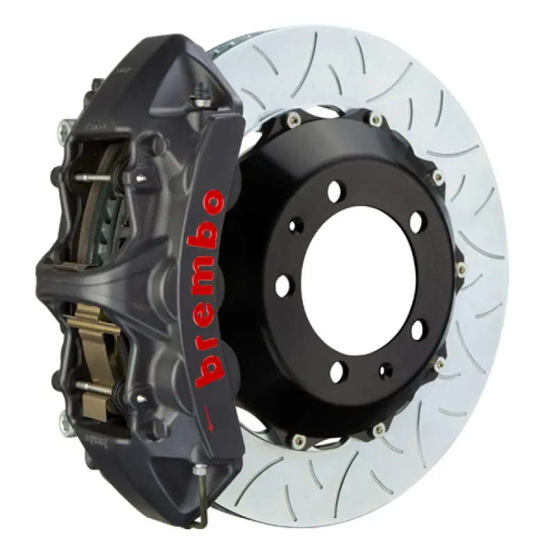 Brembo Front Big Brake Kit For 2006–2014 Vw Gti – 355X32Mm Slotted Two-Piece Rotors, 6-Piston Calipers 1