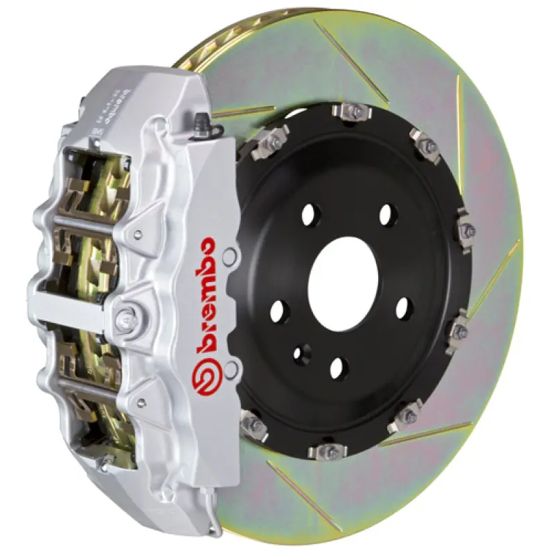 Brembo Gt Big Brake Kit For 2018–2023 Audi Sq5 (Fy) – Front, 380X34Mm Two-Piece Slotted Rotors, 6-Piston Calipers 1