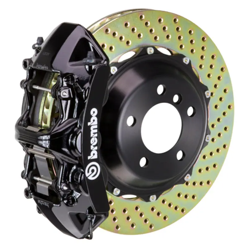 Brembo Gt Big Brake Kit – Front 6-Piston Calipers With Drilled 380X32Mm Two-Piece Rotors For 2009–2011 Porsche 997.2 Carrera 4 (Non-Pccb) 1