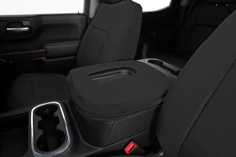Covercraft Endura Precisionfit Seat Covers — Custom Second Row For 2011–2018 Dodge Ram — Black/Black 1