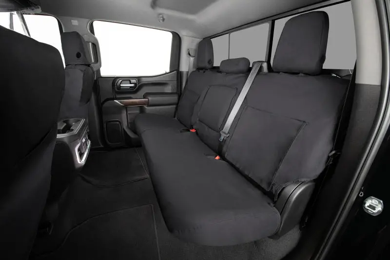 Covercraft Polycotton Seatsaver Covers — Custom Fit For 2021–2023 Ford Bronco Second Row — Charcoal 2