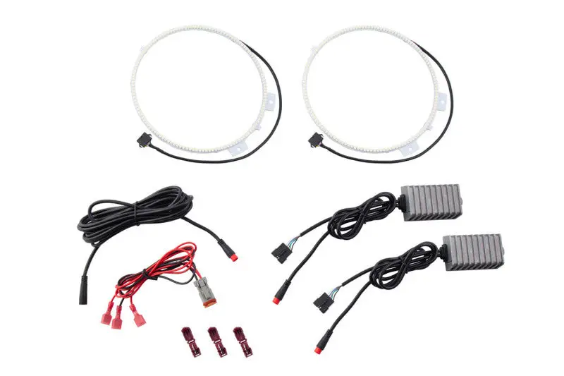 Diode Dynamics Rgbw Hd Led Halo Rings For 2018–2021 Jeep Jl Wrangler & Gladiator 1