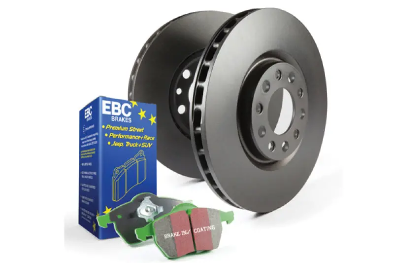 Ebc Brakes S11 Street Performance Brake Kit — Greenstuff Pads + Rk Drilled & Slotted Rotors 1