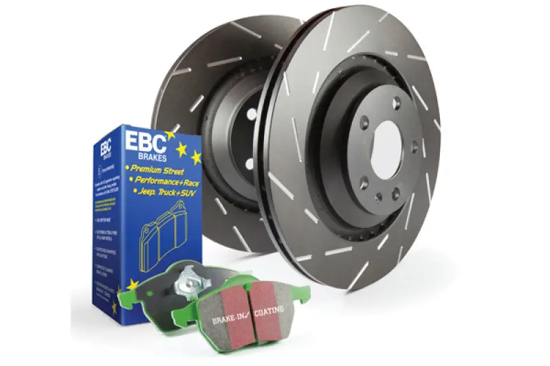 Ebc Greenstuff Brake Pad And Usr Drilled & Slotted Rotor Kit – Performance Street Package 1