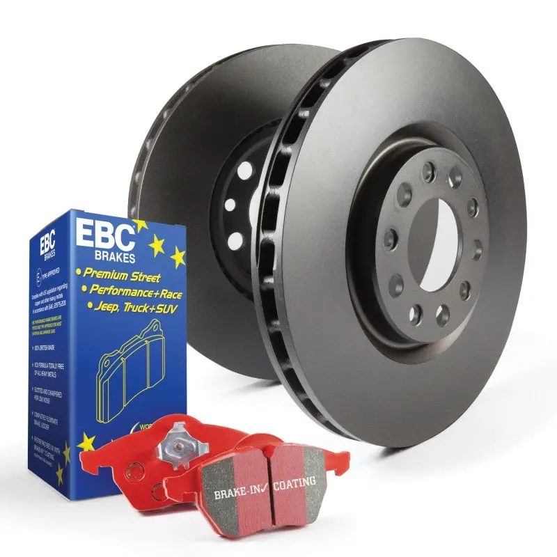 Ebc Redstuff High-Performance Brake Kit — S12 Pads + Rk Series Rotors 1