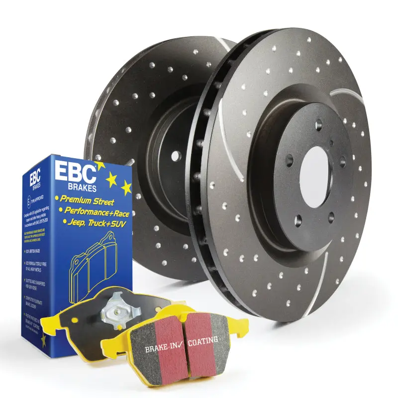 Ebc Yellowstuff Track-Focused Brake Kit — S5 Pads + Gd Rotors 2