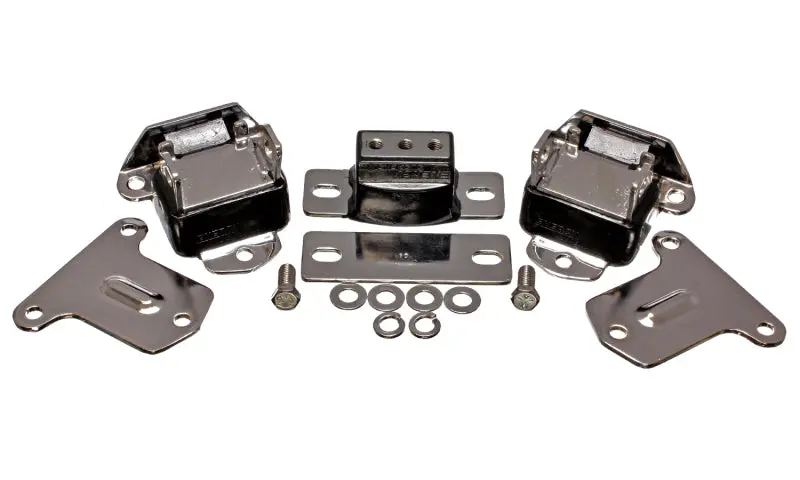 Energy Suspension Black Polyurethane Motor & Transmission Mounts For 1969–1971 Camaro / 1970–1973 Monte Carlo 1