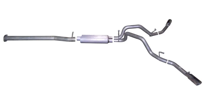 Gibson Dual Cat-Back Exhaust System For 2008–2009 Chevrolet Silverado 1500 Ls 4.8L – Aluminized Steel 1