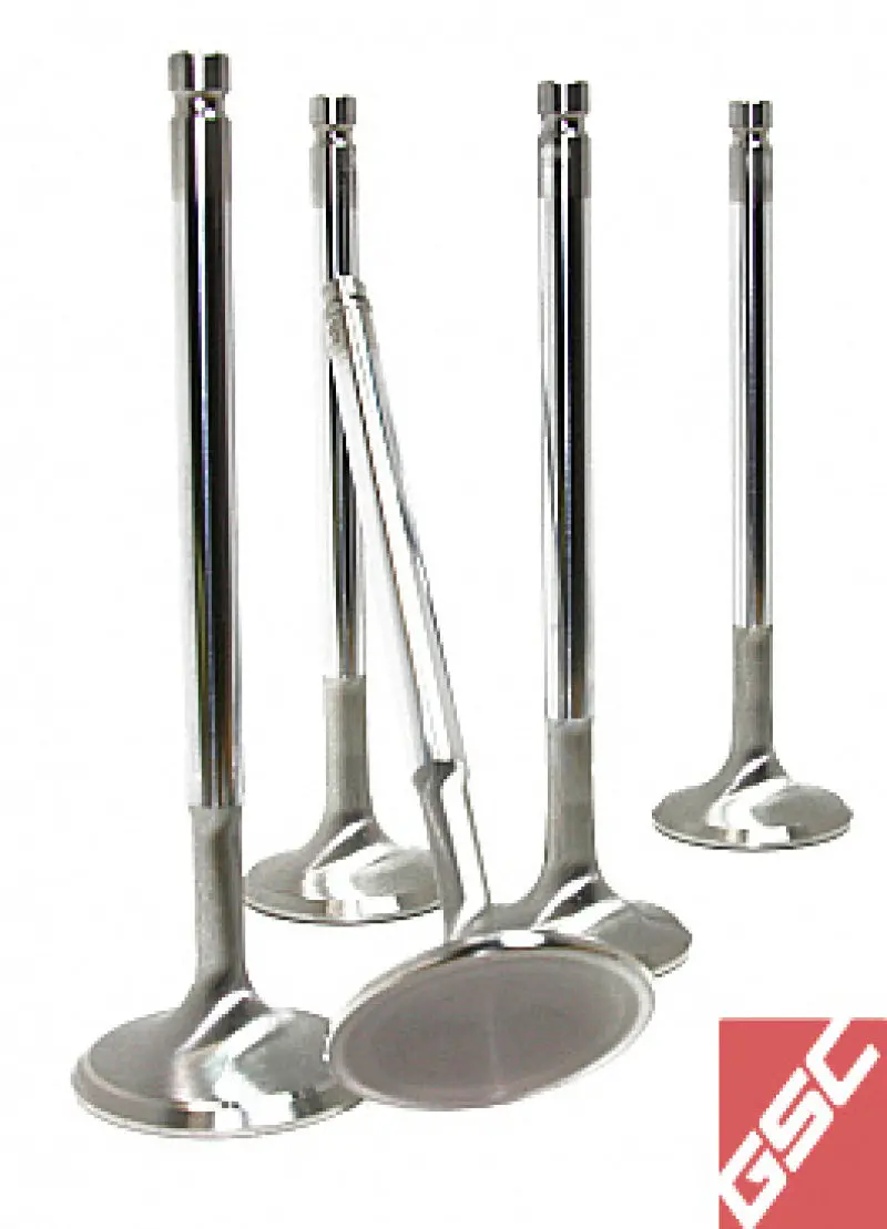 Gsc Power-Dream Subaru Ej207/Ej257 Exhaust Valves – 33Mm Chrome-Polished Super Alloy, +1Mm Oversize, 50-Piece Set 1