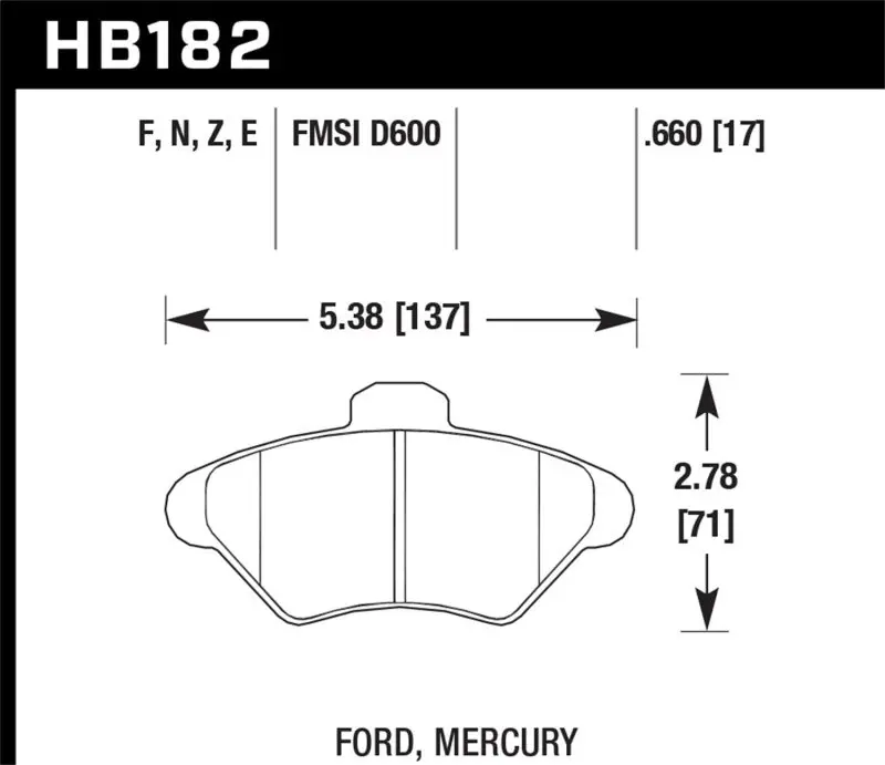 Hawk Hp+ Street Brake Pads 1
