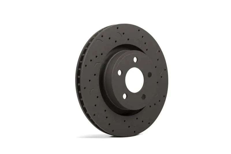 Hawk Talon Drilled & Slotted Rear Brake Rotors For 2005 Audi A4 Convertible (Model Year Jan 2005+) 1
