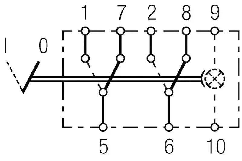 Hella Switch Rocker Spdt 6 Pole 1