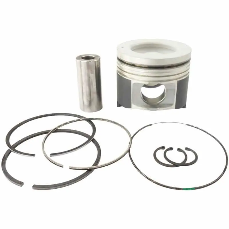Industrial Injection Mahle Piston Kit For 1989–1993 Dodge 4Bt – .040" Oversize W/ Rings, Wrist Pins & Clips 1