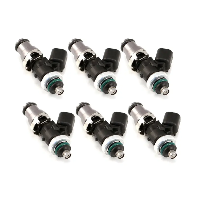 Injector Dynamics 1340Cc Fuel Injectors – 48Mm Length, Grey Top, 14Mm O-Ring (R35 Low Spacer), Set Of 6 1