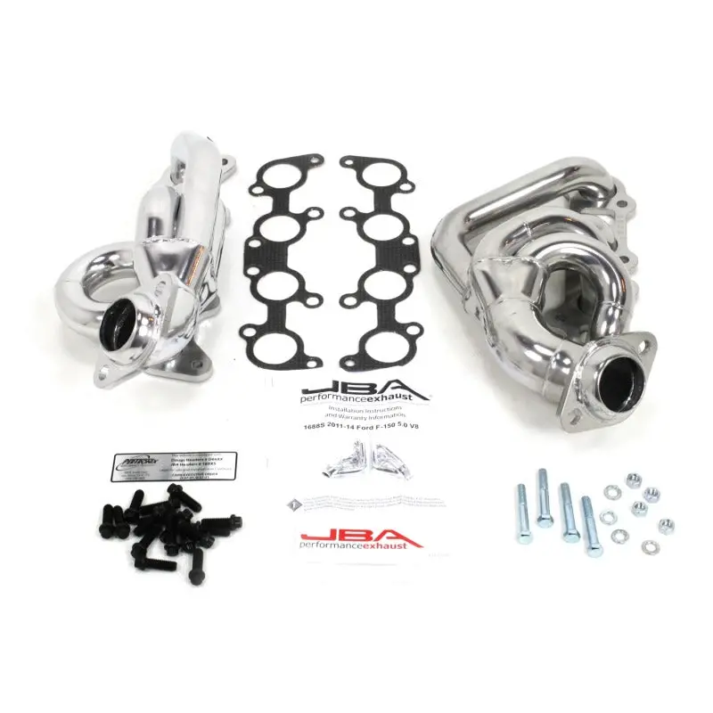 Jba Ceramic-Coated Long-Tube Header For 2011–2014 Ford F-150 5.0L Coyote – 1-5/8In Primaries 1