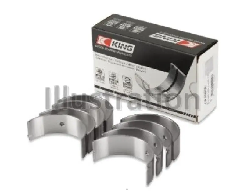 King Engine Bearings Connecting Rod Set For Toyota 18R/21R — Oversize +0.25Mm 1