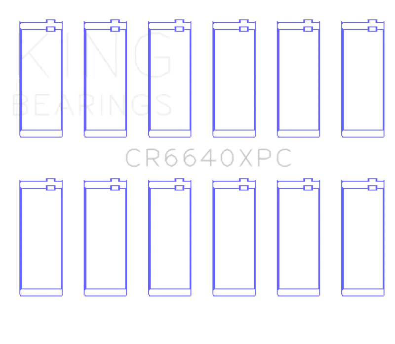 King Performance Coated Rod Bearing Kit For Bmw M20 & M50 Engines (2.0L / 2.5L / 2.7L) 1