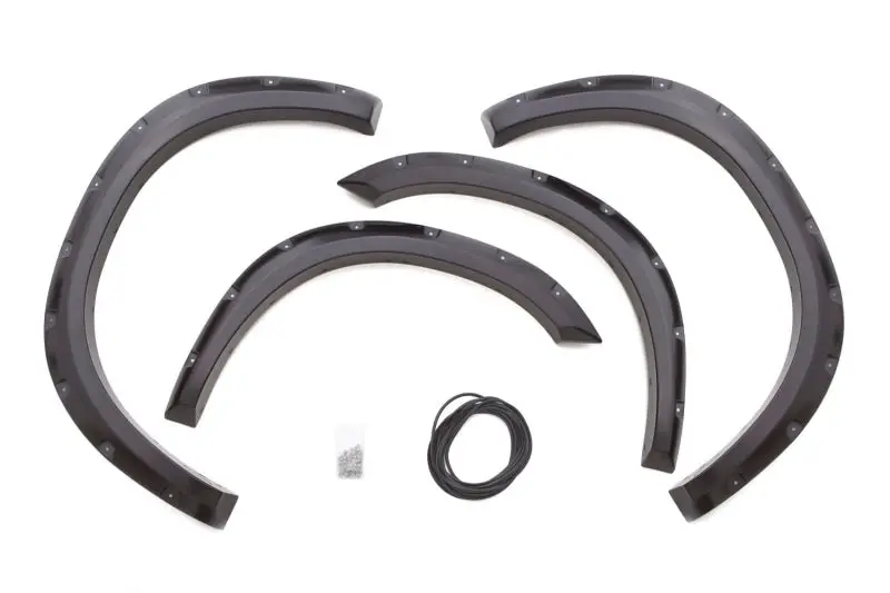 Lund Rx-Rivet Style Smooth Fender Flares – Black, 4-Piece Set For 2002–2008 Dodge Ram 1500 1
