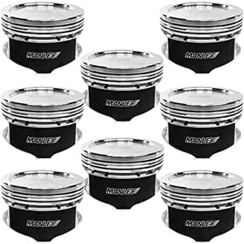 Manley Platinum Series Forged Dish Pistons For Ford 4.6L/5.4L V8 – 3.572" Bore, 11Cc, Extreme-Duty 1