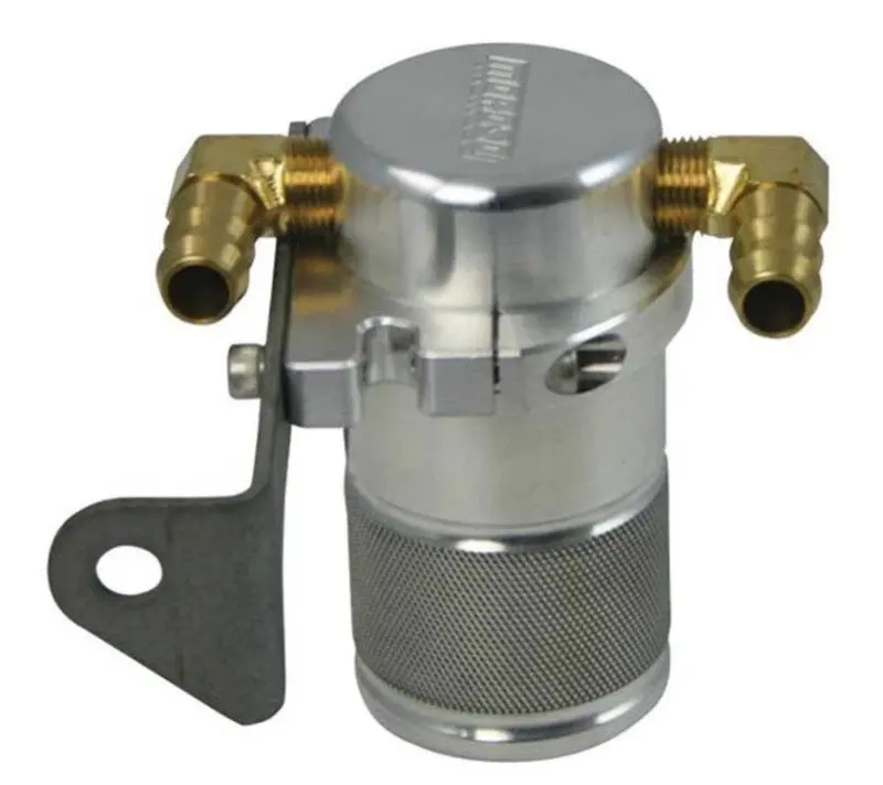 Moroso Chrysler 5.7L (W/Aftermarket Intake) Air/Oil Separator Catch Can - Billet Aluminum 1