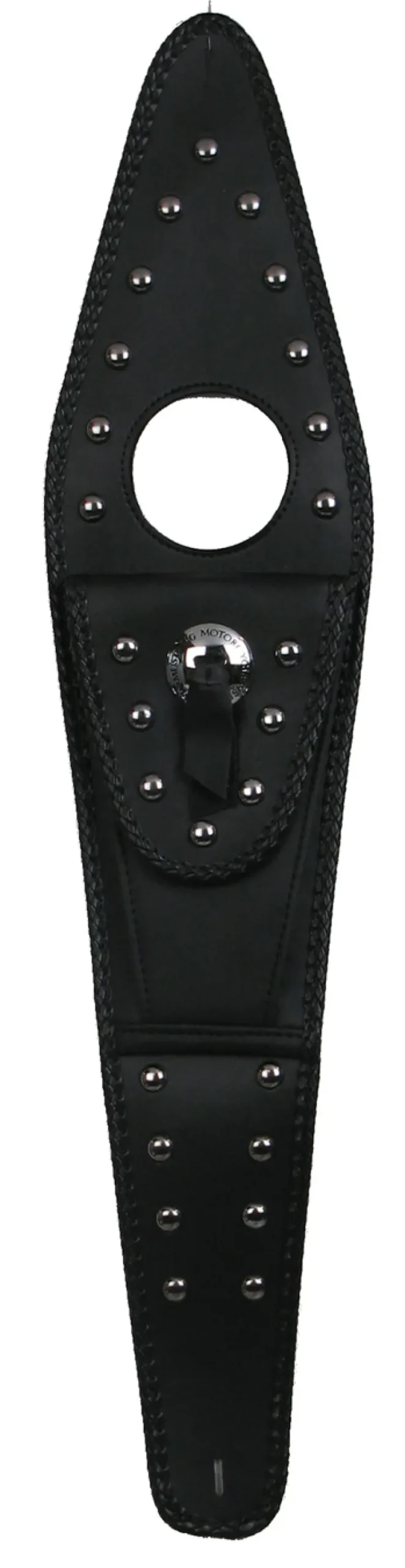 Mustang Cruiser Tank Bib With Studs For Honda Vt1100 Sabre/Spirit/Ace – Black, Fits 2000–2007 Models 1