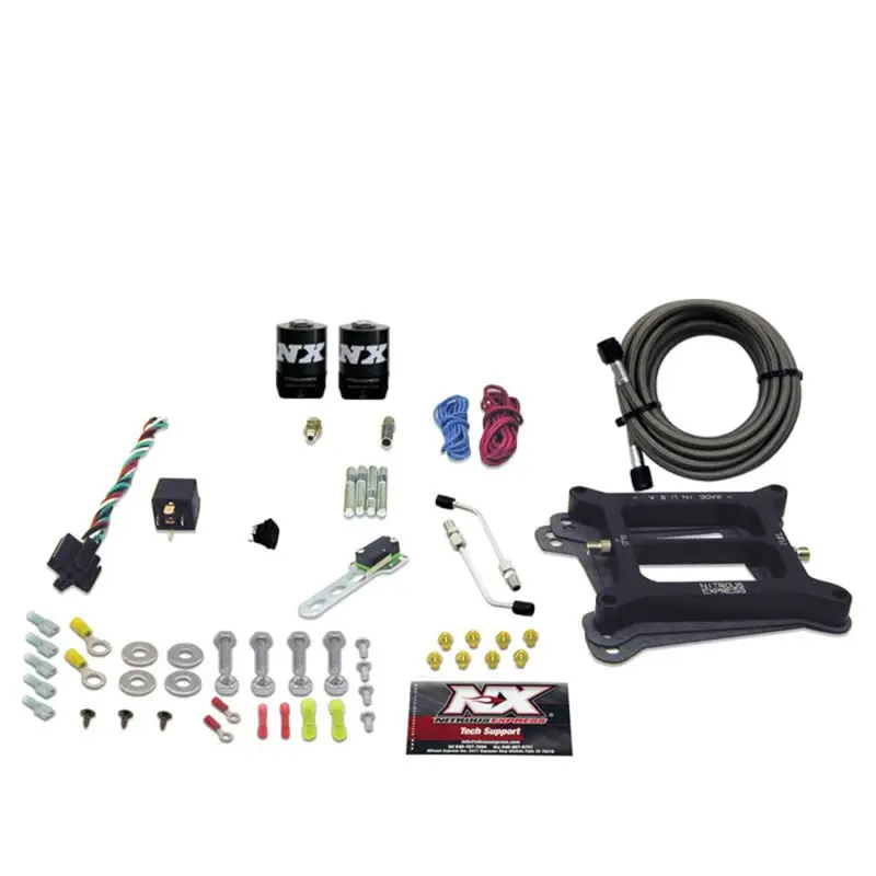 Nitrous Express 4150 4-Bbl/Alcohol Nitrous Kit (100-500Hp) W/O Bottle 1